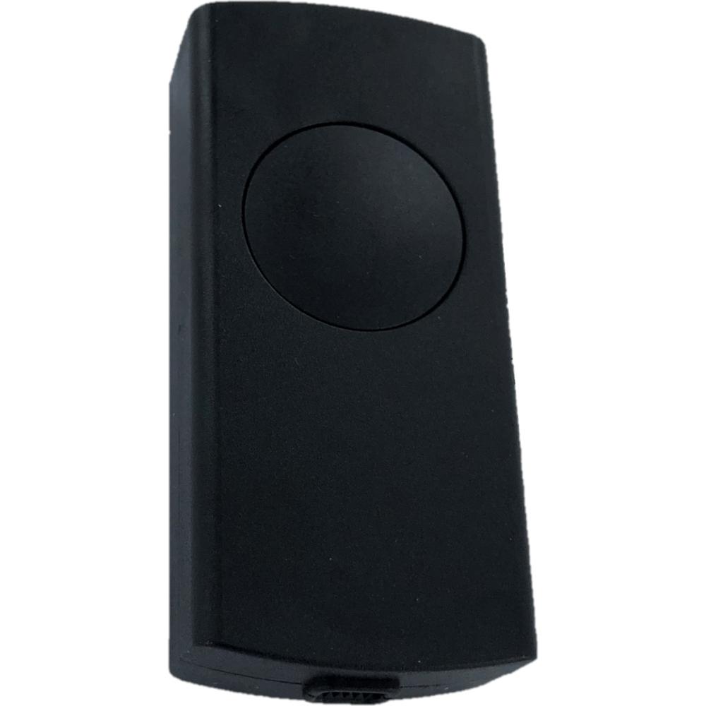 zwarte universele pulse snoerdimmer, geschikt voor het dimmen van dimbare retrofit LED lampen met een wattage van drie tot 100 watt