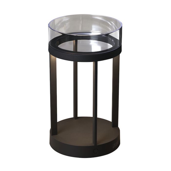 Konstsmide Chieti 7821-300 grijze oplaadbare terraslamp