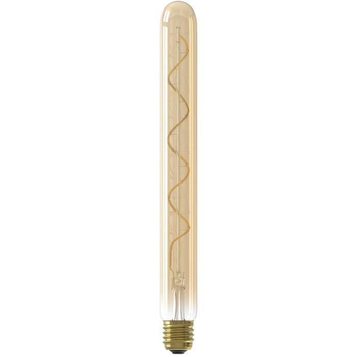 Calex Buis Goud T32*300 Flex Filament 220-240V 3.8W 250lm 2100K E27 Dimbaar met LED dimmer 