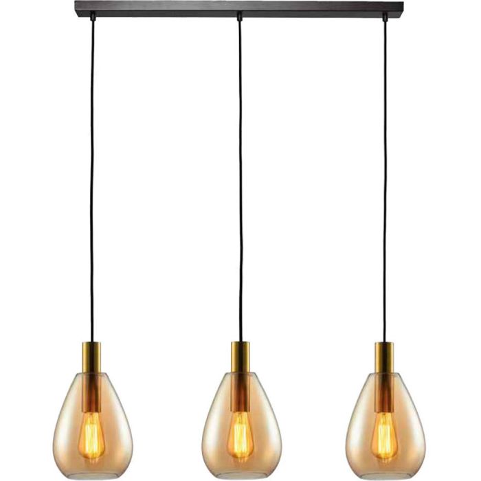 Freelight Dorato H2003A amber glazen hanglamp