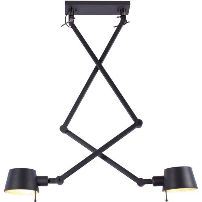 Freelight Sovrano H5742Z dubbele zwarte hanglamp