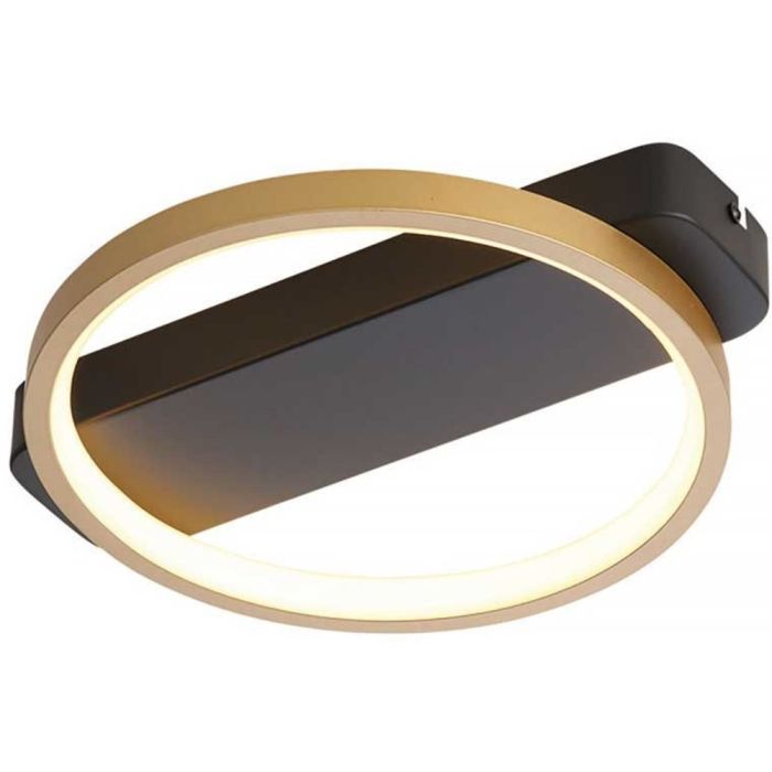 Freelight Cintura PL1825G plafondlamp met goud kleurige ring 
