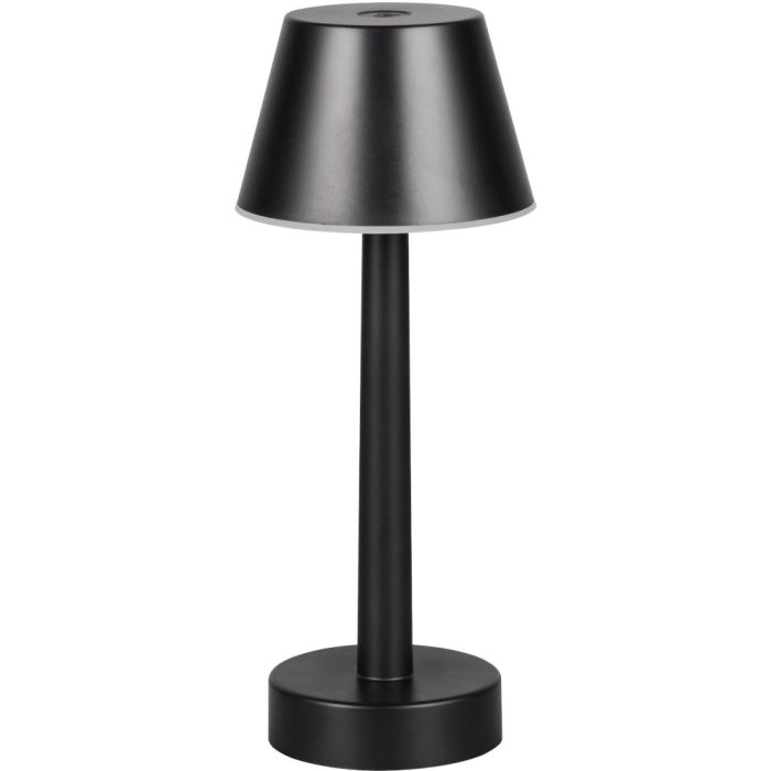 Reality Vidal R54991132 zwart oplaadbaar tafellampje voor buiten