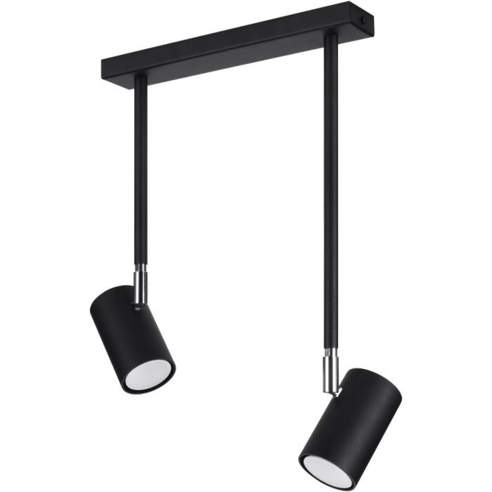 Sollux Norano SOL1075 mat zwarte verlaagde spots