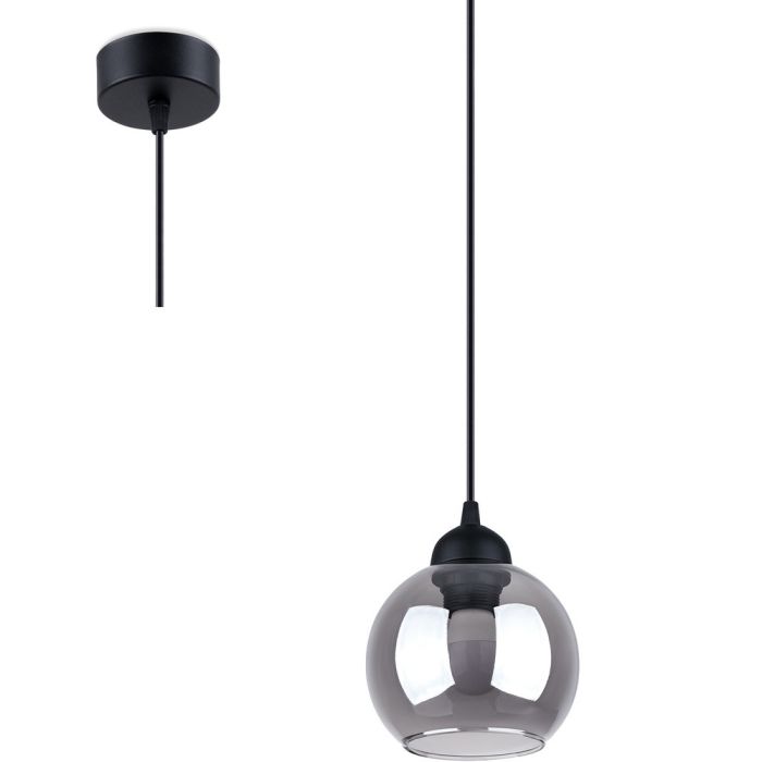 Sollux Alino SL.1141 rookglazen hanglamp