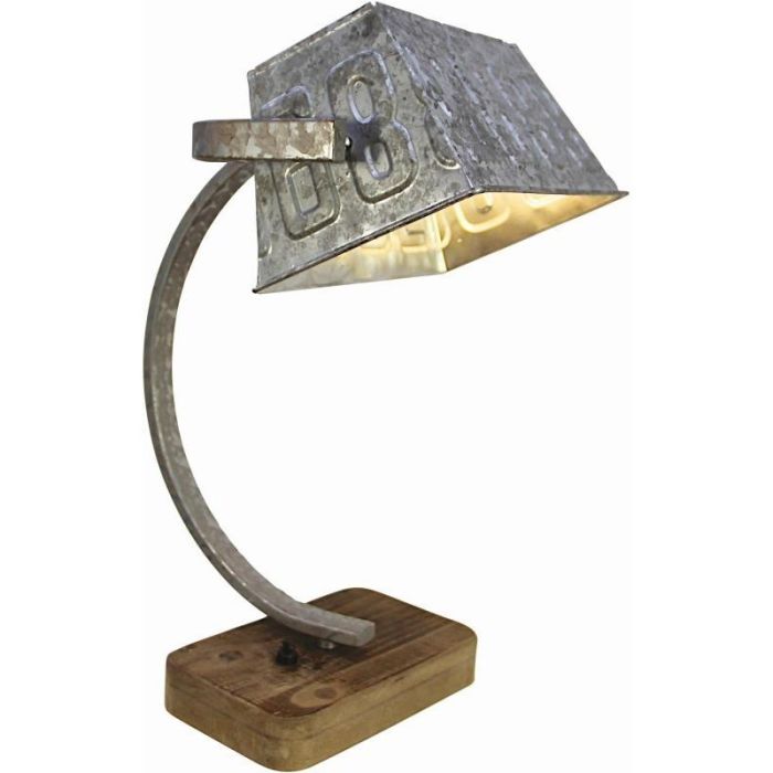 Freelight Scava T 5960 GV gegalvaniseerd stalen tafellamp