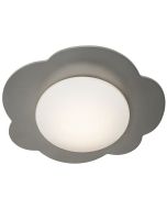 Plafonniere Wolk zilver 48cm