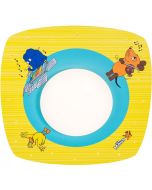 Elobra maus 140345 gele kinder plafondlamp