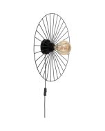 Britop Antonella 289249104 wandlamp van zwart metaaldraad