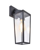 Lutec Pine 5296602012 mat zwarte buitenlamp
