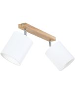 Spot Aprillia 56744274 eikenhouten spot met witte kapjes