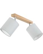 Britop Aprillia 56745274 eikenhouten spot met grijze kapjes