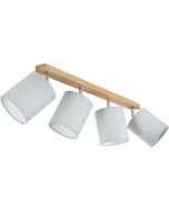 Britop Aprillia 56745474 eikenhouten spot met grijze kappen