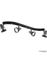 Niermann voetbal 697 plafondlamp zwart