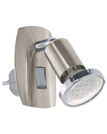 Eglo Mini 4 LED stekkerlamp 92924 nikkel