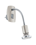 Eglo Mini 4 LED stekkerlamp 92933 chroom