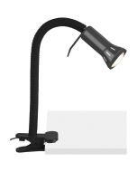 Brilliant Flex 24705T06 zwarte klemspot met een flexibele hals voor een R50 reflectorlamp