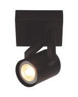 Freelight Valvo PL9901Z zwart cilindervormig spotje met 5w GU10 LED lamp
