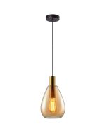 Freelight Dorato H2001A amber glazen hanglamp