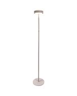 Freelight Puleggia creme kleurige vloerlamp van 170cm hoog met LED geïntegreerde LED voor licht rondom met dimmer op de paal