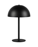 Reality Munoz R54891132 zwart oplaadbaar tafellampje van metaal op batterijen