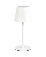 Reality Diaz R55961131 witte oplaadbare tafellamp voor buiten met licht venster naar boven en beneden
