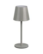 Reality Diaz R55961177 grijze oplaadbare tafellamp voor buiten met licht venster naar boven en beneden