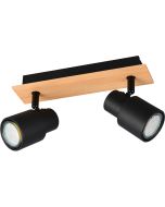 Casalum Pierre R81982032 zwarte spot met hout