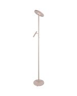 Freelight Stanza S4360C creme kleurige uplighter met dunne leeslamp en geintegreerde LED