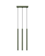 Sollux Pastelo SL.1520 olijfgroene hanglamp met buizen