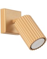 Sollux Karbon SL.1559 goudkleurige geribbelde spot