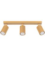 Sollux Karbon SL.1562 goudkleurig geribbelde spot