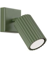 Sollux Karbon SL.1616 olijf groene geribbelde spot