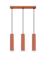 Hanglamp Karbon rood 45cm