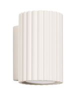 Sollux Karbon SL.1652 beige geribbelde wandlamp
