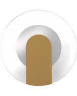 Wandlamp Target goud 23cm