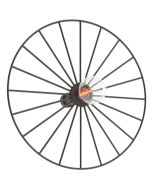 Thoro Sirkel TH.141 zwarte wielvormige wandlamp met globelamp