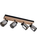 Plafondspot Travia zwart 50cm