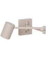 Freelight Picchio W8511C creme wandspot met zwenkarm en touchdimmer op de wandplaat