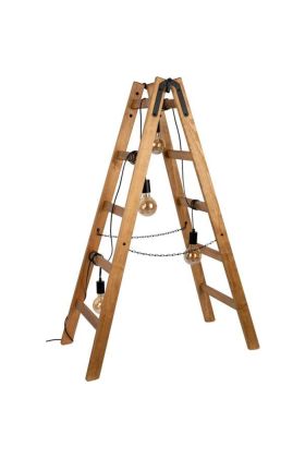 Spotlight Ladder 1219451 grenen houten vloerlamp