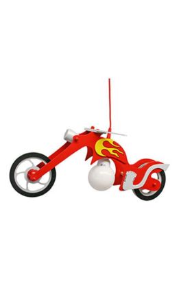 Hanglamp Chopper rood 65cm