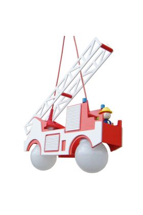 Hanglamp Brandweer Fred rood