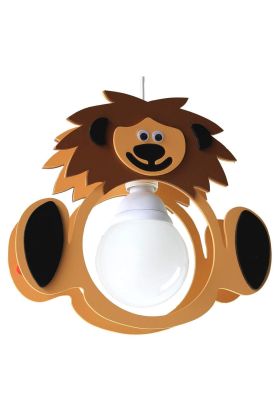 Hanglamp Leeuw Leo bruin