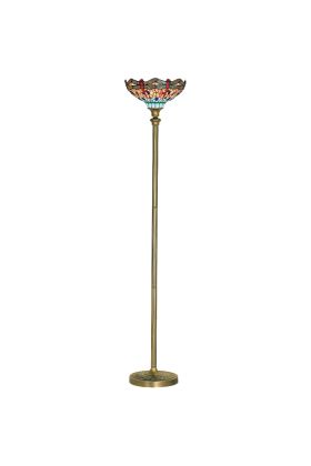 Searchlight Dragonfly 1285 tiffany vloerlamp