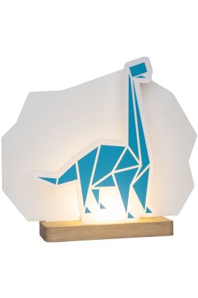 Elobra Dinos 139943 blauwe tafellamp kinderkamer