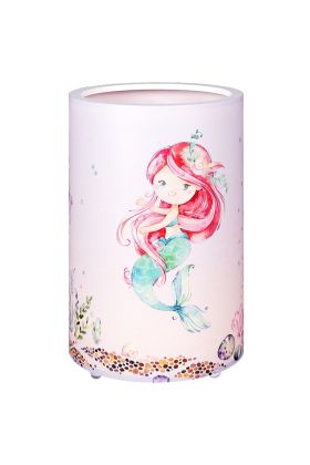 Elobra Zeemeermin 140611 roze kinder tafellamp