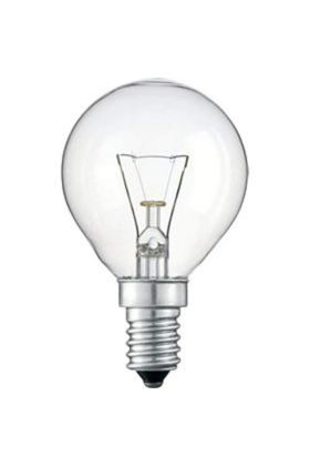 P45 E14 gloeilamp kogel 40w helder