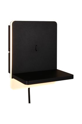 Trio Fairfield 248670132 wandlamp met opladende USB en inductief laden