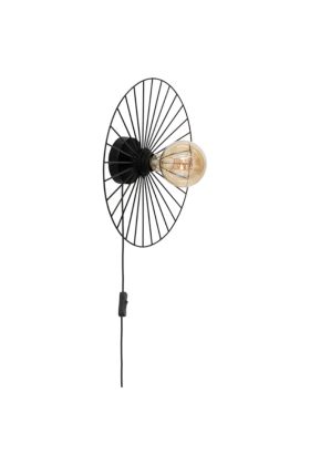 Britop Antonella 289149104 wandlamp van zwart metaaldraad