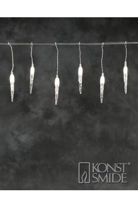 Konstsmide 24V koppelbaar LED systeem 10m ijspegel lichtsnoer 4612-103